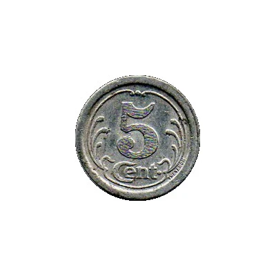 5 Centimes back