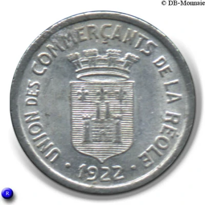 5 Centimes front