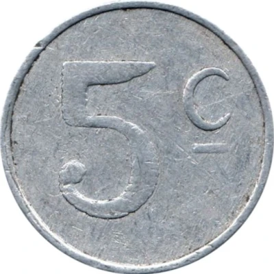 5 Centimes back