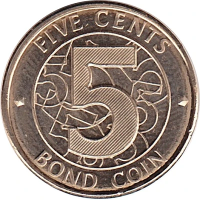 5 Cents Bond Coin back