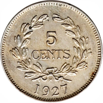 5 Cents - Charles V. Brooke Rajah back