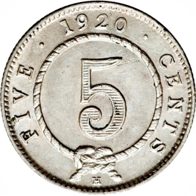 5 Cents - Charles V. Brooke Rajah back