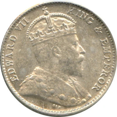 5 Cents - Edward VII front