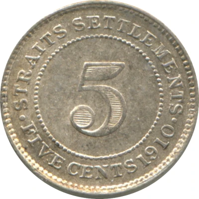 5 Cents - Edward VII back