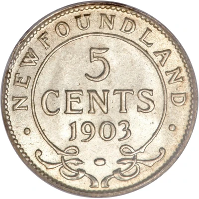 5 Cents - Edward VII back