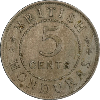 5 Cents - Edward VII back