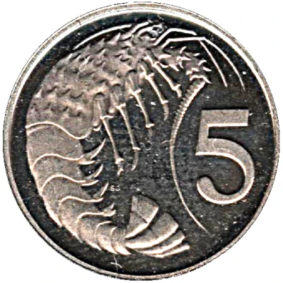 5 Cents - Elizabeth II 25th Anniversary of Coronation back