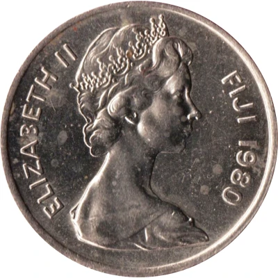 5 Cents - Elizabeth II 2nd portrait front