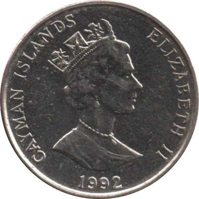 5 Cents - Elizabeth II 3rd portrait; magnetic front