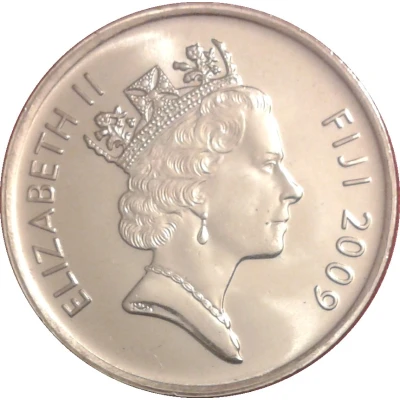 5 Cents - Elizabeth II 3rd portrait front