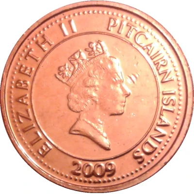 5 Cents - Elizabeth II 3rd portrait front