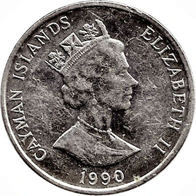 5 Cents - Elizabeth II 3rd portrait front