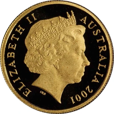 5 Cents - Elizabeth II 4th Portrait - Echidna; Gold Proof front