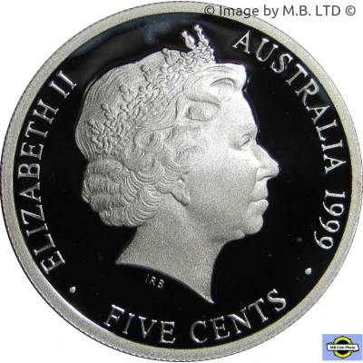 5 Cents - Elizabeth II 4th Portrait - Masterpieces in Silver - 1939 ½penny front