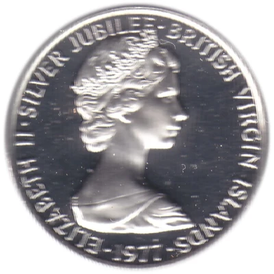 5 Cents - Elizabeth II Silver Jubilee front