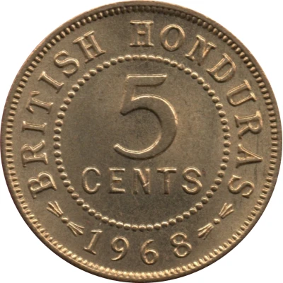 5 Cents - Elizabeth II back