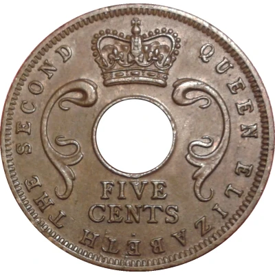 5 Cents - Elizabeth II front