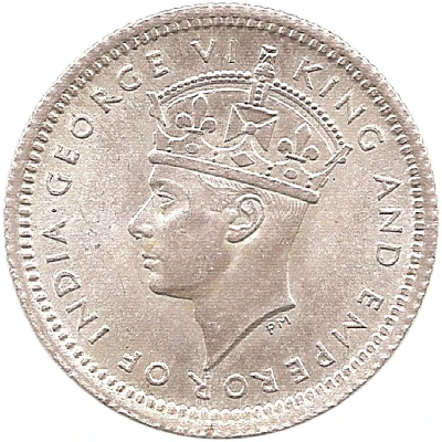 5 Cents - George VI front