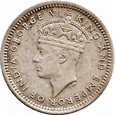 5 Cents - George VI front