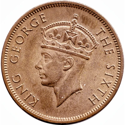 5 Cents - George VI front