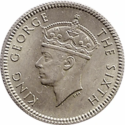 5 Cents - George VI front