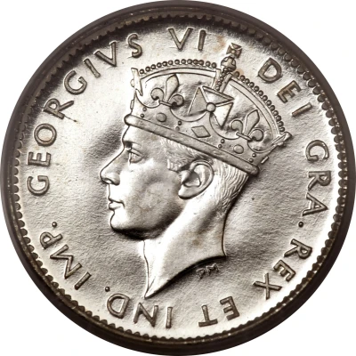 5 Cents - George VI front