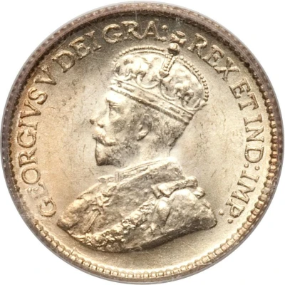 5 Cents - George V front