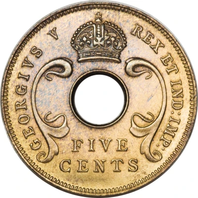 5 Cents - George V front