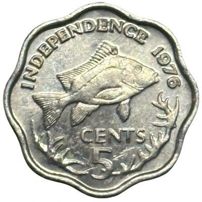 5 Cents Independence back