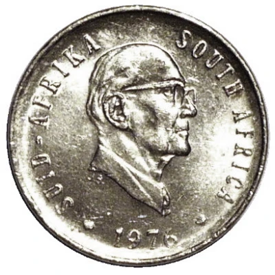 5 Cents Jacobus J. Fouché front