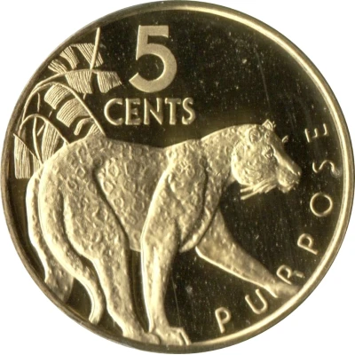 5 Cents Jaguar - Set Issue back