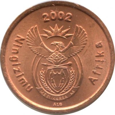 5 Cents Ningizimu Afrika front