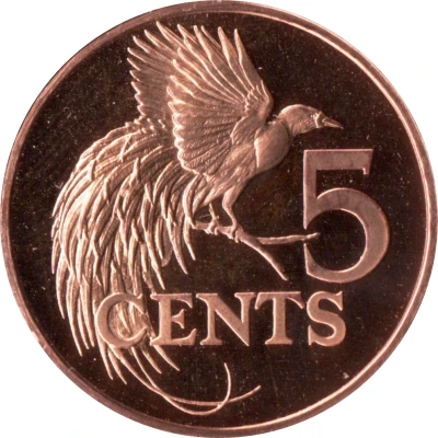 5 Cents Non-Magnetic back