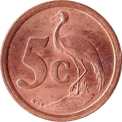 5 Cents SOUTH AFRICA - SUID-AFRIKA back