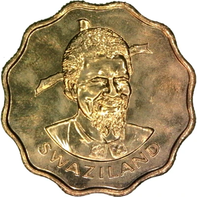 5 Cents - Sobhuza II front