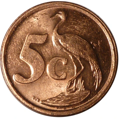 5 Cents South Africa back