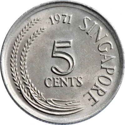 5 Cents non-magnetic front