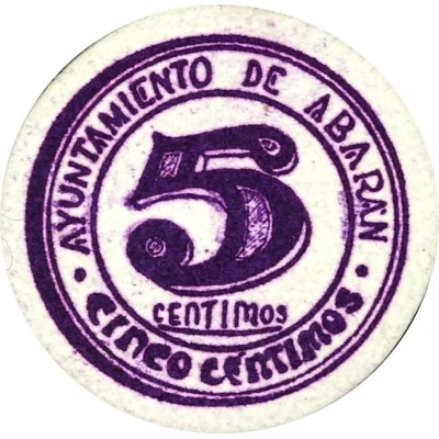 5 Céntimos (Abarán) ND front