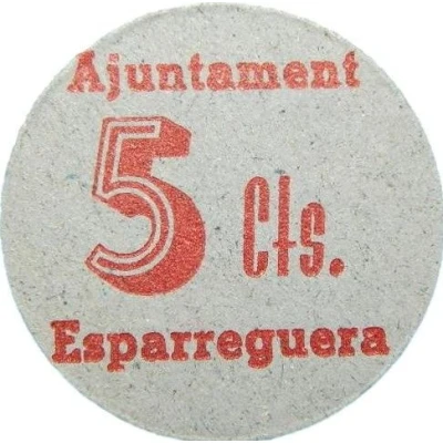 5 Céntimos (Esparreguera) ND front