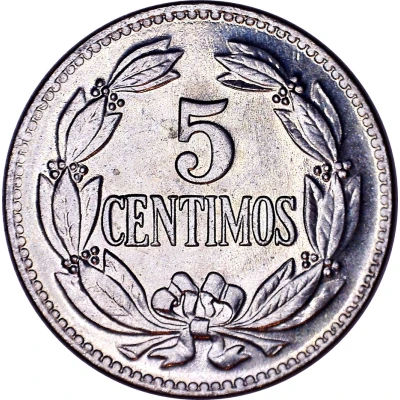 5 Céntimos "Puya" back