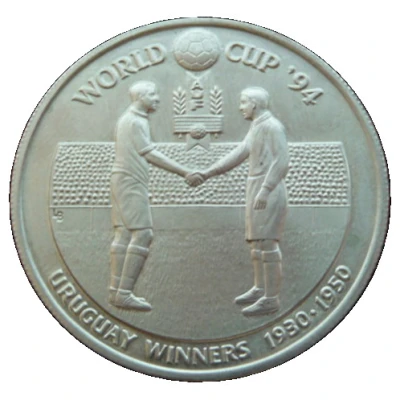 5 Crowns - Elizabeth II World Cup winners - Uruguay ND back