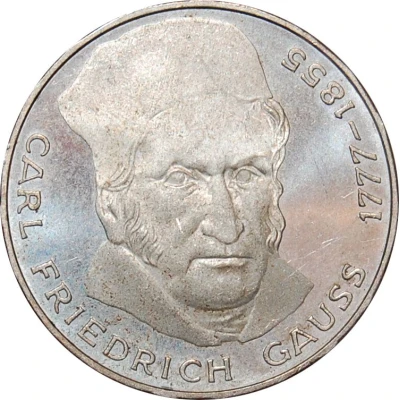 5 Deutsche Mark Carl Friedrich Gauss back