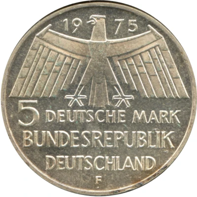 5 Deutsche Mark Europäisches Denkmalschutzjahr front