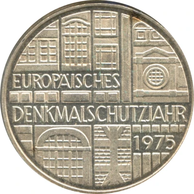 5 Deutsche Mark Europäisches Denkmalschutzjahr back