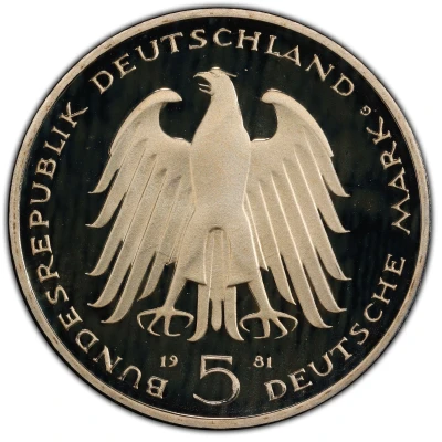 5 Deutsche Mark Freiherr vom Stein front