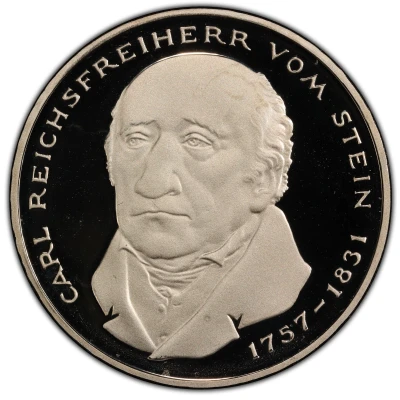 5 Deutsche Mark Freiherr vom Stein back