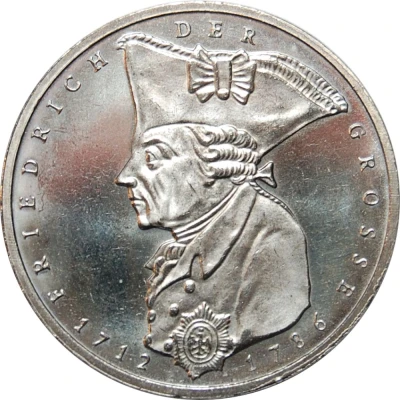 5 Deutsche Mark Friedrich der Große back