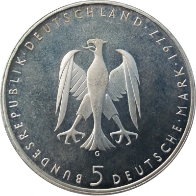 5 Deutsche Mark Heinrich von Kleist front