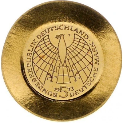 5 Deutsche Mark Nicolaus Copernicus - Pattern front