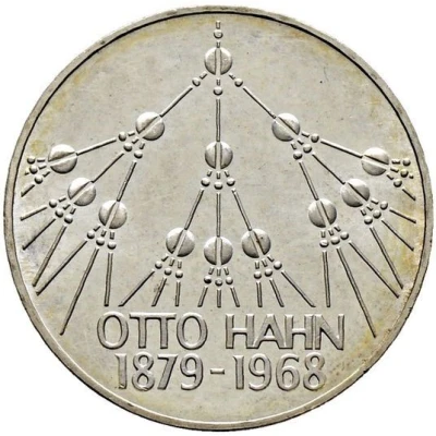 5 Deutsche Mark Otto Hahn back